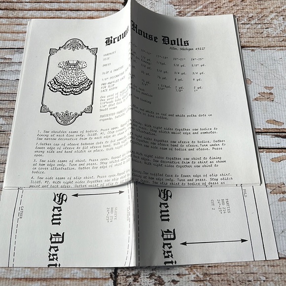 McKenzie 24-24” Doll Uncut Sewing Pattern, Connie LeeFinchum - Picture 6 of 8